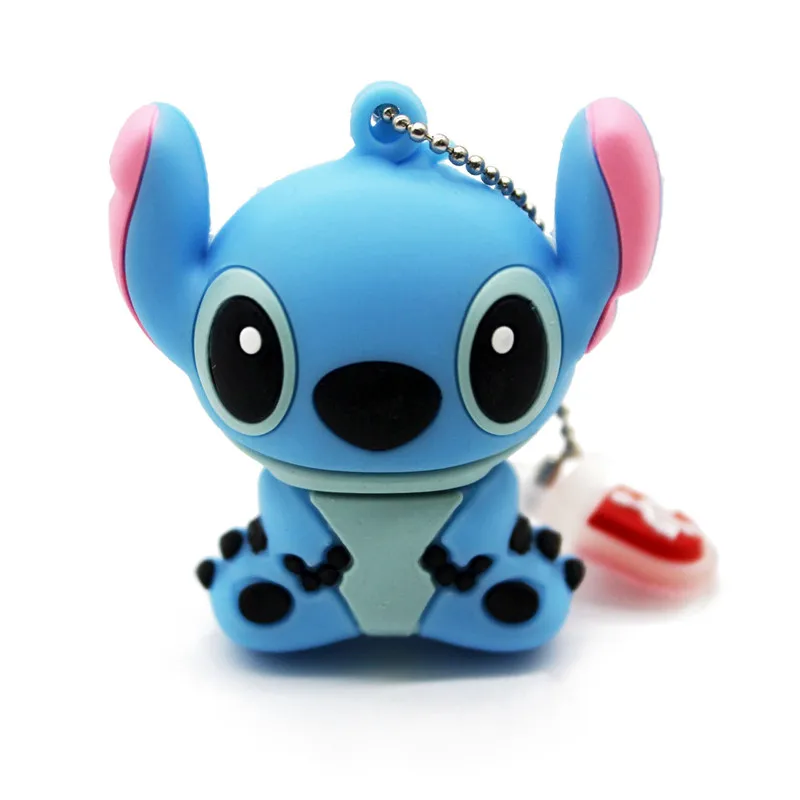 JASTER USB флеш-накопитель с мультипликационным принтом Ститч, розовый USB 2,0, Синий внешний накопитель, 4 ГБ, 8 ГБ, 16 ГБ, 32 ГБ, 64 ГБ, USB флешка, u-диск, креативные подарки - Цвет: T6