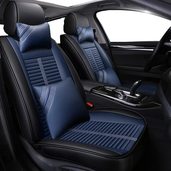 

Full Coverage Eco-leather auto seats covers PU Leather Car Seat Covers for lada 2107 2110 2114 grant kalina largus priora samara