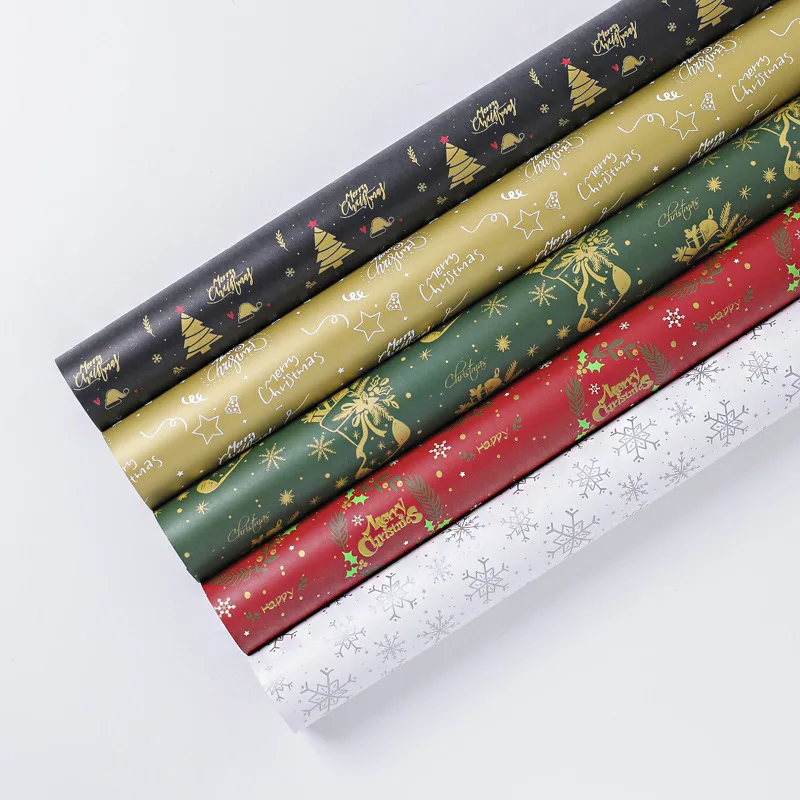 craft color christmas wrapping paper roll