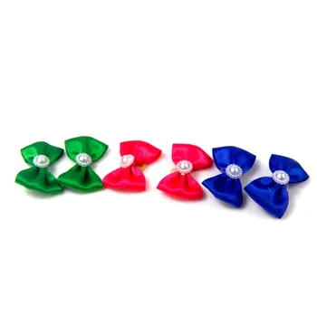 

Dog Hair Bows Pet Cat Hair Bows Rubber Bands Cat Pet Christmas Festival Grooming Accessories for Samll Dogs
