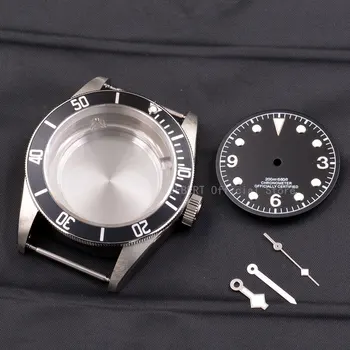 

Watch Case 41mm Corgeut dial hands Brass Coated 316L S Steel Fit ETA 2836/2824 Miyota8215 821A movement for mens mechanica