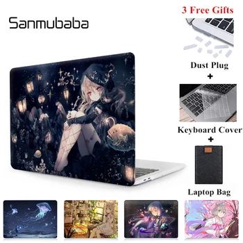 

Sanmubaba Cute Cartoon Laptop Case For Macbook Air Pro 11 12 13 15 16 inch With Touch Bar Pro 13.3 15.4'' Cover Laptop Sleeve