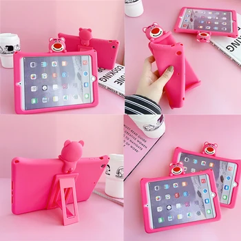 

Tablet Case for iPad Mini Mini 4 Cartoon Silicone Shockproof Kickstand Kids Tablet Cover Funda