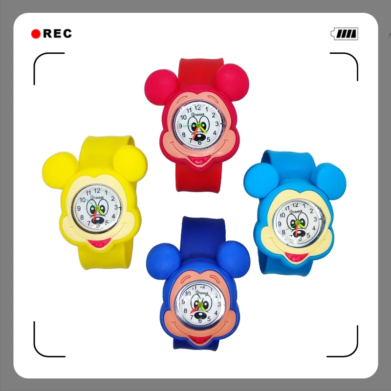 Dropshiping новые милые Мультяшные часы с рисунком Minnie на циферблате Детские