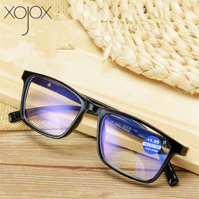 

XojoX Reading Glasses Men Comfortable Presbyopia Eyeglasses Women Antifatigue Hyperopia Eyewear Diopter +1.0 1.5 2.0 2.5 3.0 3.5