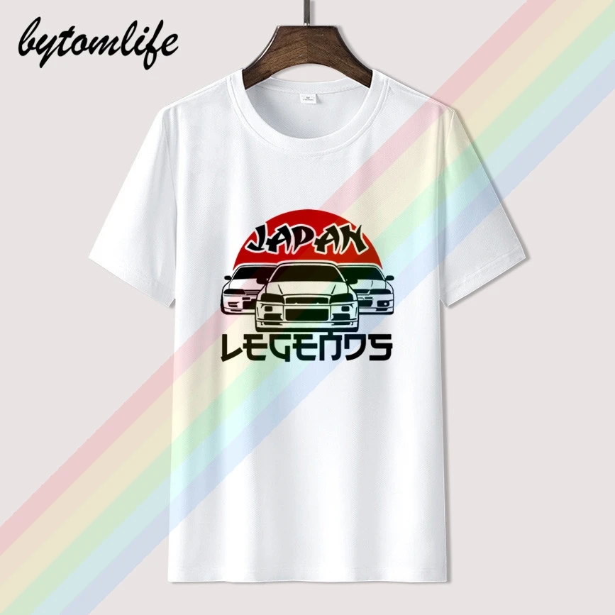 Футболка JAPAN LEGENDS - Nissan Skyline R32 R33 R34 (размеры детской модели)-Мужская футболка |