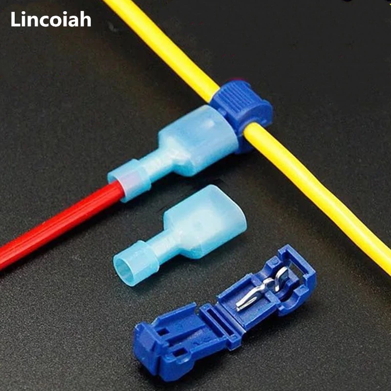 50pcs Quick Splice Wire Connector Terminal Electrical Crimp Cable Accessories