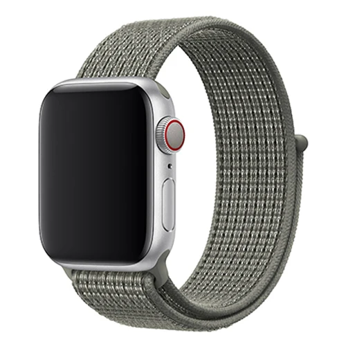 Спортивные петли для наручных часов Apple Watch, версии 44/42/40/38 мм 5/4/3/2/1 нейлоновый ремешок для наручных часов браслет ремешок с крючками и петлями застежка - Цвет ремешка: Spruce Fog