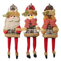 Рождественские проверенные украшения для одежды широкий спектр применения модные маленькие куклы кулон креативный фестиваль мультфильм