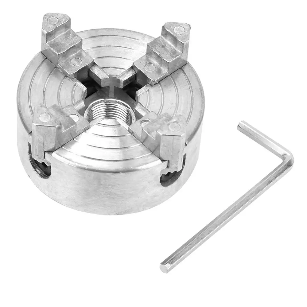 Z011a Mini Metal Lathe Chuck Zinc Alloy 4jaw Chuck Clamp Accessory