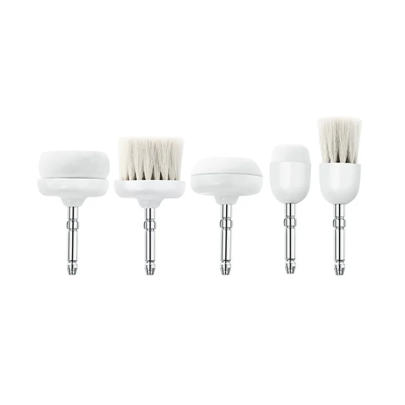 5 in 1 Electric Rotary Washing Cleansing Face Brushes Massage Body Facial Dead Skin Cuticle Cleanser Home Beauty Spa Care Device 4