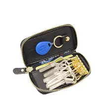 Модный кошелек для ключей из искусственной кожи, держатель для карт, бизнес органайзер для ключницы, чехол для ключей, кошельки для мужчин и женщин, карман для ключей от машины