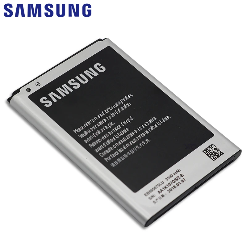 Samsung телефон батарея EB595675LU 3100 мАч для samsung Galaxy Note 2 N7108 N7108D NOTE2 N7100 N7102 N719 батареи