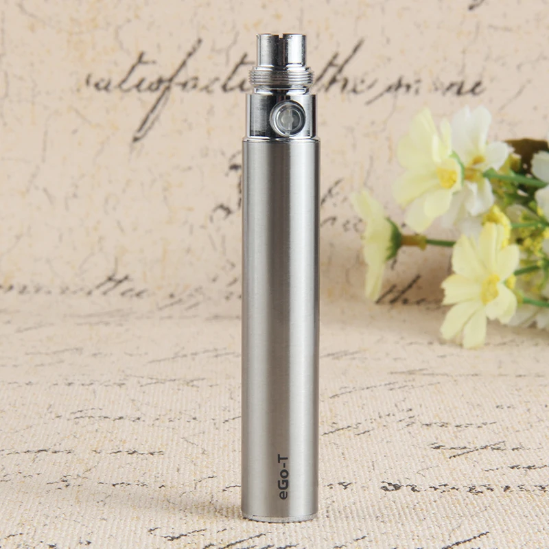 silver 1 шт. эго-т Vape батарея с USB зарядное устройство электронная сигарета 510 ручка для CE4 CE5 Evod H2 T3S распылитель высокое качество - Цвет: silver