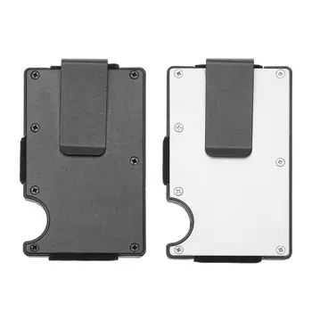 

Stainless Steel Metal Credit Card Clips Wallet Male Money Clip Cash Clamp Holder Case Bag for Women Men Bolsas Feminina Mujer