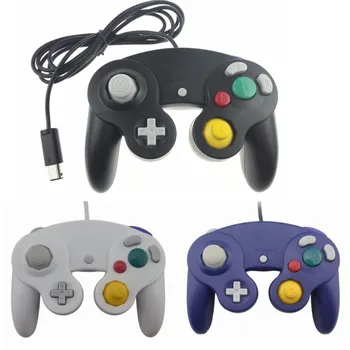 

200pcs/lot Wired Game Controller Gamepad Joystick for NINTENDO GC Game Cube For Platinum mix colors High Quality Game Player