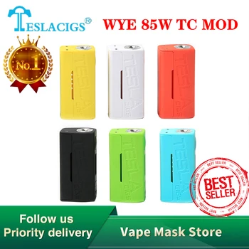 

Original Tesla WYE 85W TC Box MOD with Max 85W Output & Tri-button Design & LED Indicator E-cig Tesla WYE Vape Mod No Battery