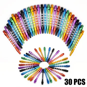 

30pcs Set Darts Shafts 6 Colors Aluminum Alloy Throwing Harrows Stems Shafts Medium Fashion