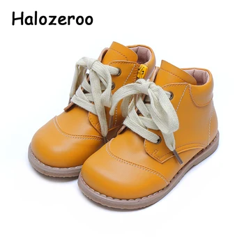 

Autumn Kids Motocycle Boots Baby Girls Ankle Boots Boys Leather Boots Children Casual Boots Toddler Brown Brand Shoes Fashion