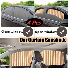 4 шт./компл. боковое окно магнитный автомобильный чехол солнцезащитный занавес s автомобильные окна занавес солнцезащитный козырек жалюзи Крышка для детей