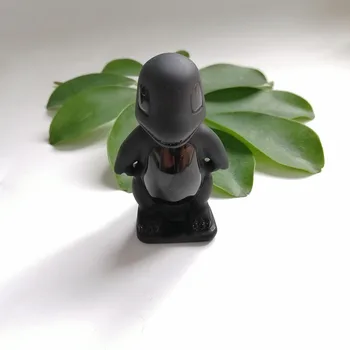

High Quality Natural Black Obsidian Animal Shape Stone Hand Crafted For Gift &Home Decor ZT