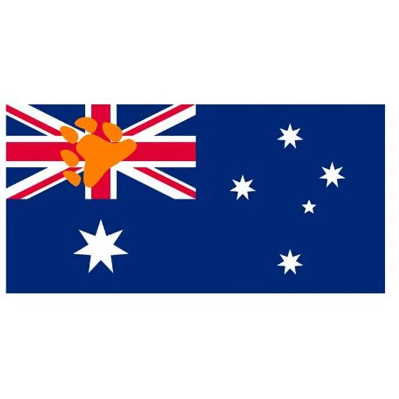 

Bear Pride flag of Australia Flag 100D Polyester Advertising Sports Decoration Car Grommets