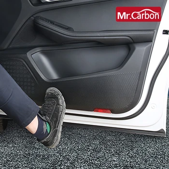 

Car Door Glove box Anti-dirty pad Anti-kick mat Protection pad For Porsche MACAN Cayenne Panamera 718 Car Antifouling pad