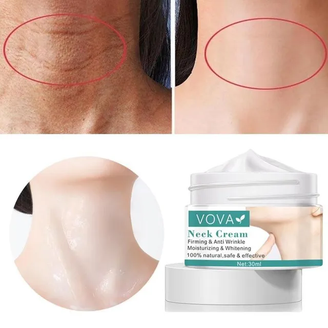 30g VoVA Collagen Neck Cream Anti Aging Whiten Cream Firming Skin Moisturizing Neck Anti Wrinkle Remover
