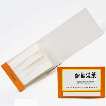 

80 strips Phenolphthalein Test Paper Chemical Laboratory Supplies Experimental Supplies Teaching Instrument