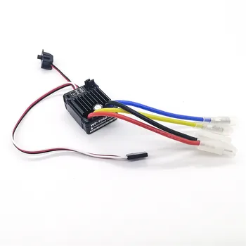 

60A Brushed ESC Waterproof ESC Speed Control for 1/10 RC Car Motor Ship Model Upgrade Parts