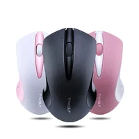 1600dpi Pink Computer Mouse Wireless Mouse Cordless Girl Cute Mouse Optical Mouse Fashion Mice for Laptop