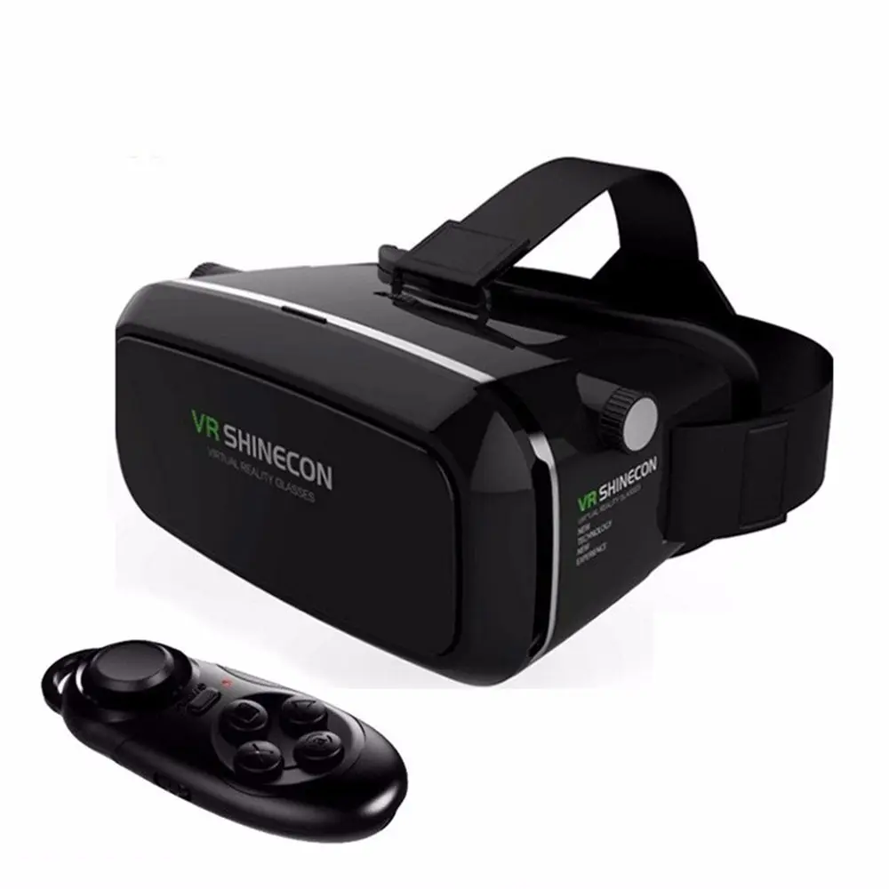 Ceny Hot sprzedaży! Nowy shinecon vr google vr ze słuchawkami vr virtual reality okulary 3d dla smartfona 4.5 6.0 cala