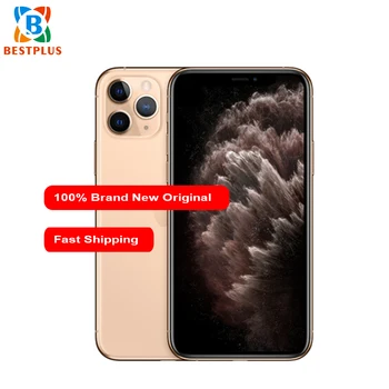 Перейти на Алиэкспресс и купить Абсолютно новый мобильный телефон Apple iphone 11 pro A2217 5,8 дюйма 4 Гб ОЗУ 256 Гб ПЗУ Тройная задняя камера 1125x2436 пикселей шестиядерный мобильный телеф...
