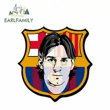 EARLFAMILY, 13 см x 9,7 см, для Lionel Messibar, Барселона, индивидуальная креативная наклейка s, Виниловая наклейка для автомобиля, модные автомобильные аксессуары