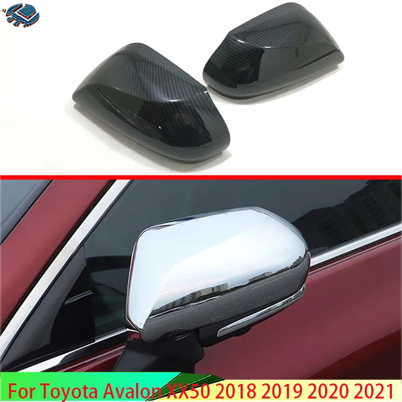 For Toyota Avalon XX50 2018 2019 2020 2021 ABS Chrome Door Side Mirror Cover Trim Rear View Cap Overlay Molding Garnish | Автомобили и