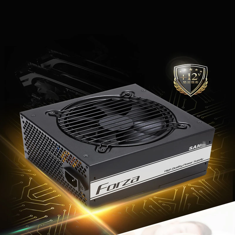 PSU для Sama ATX12V 80plus EU без модуля игры немой Блок питания 500 Вт блок питания CTX-500-1