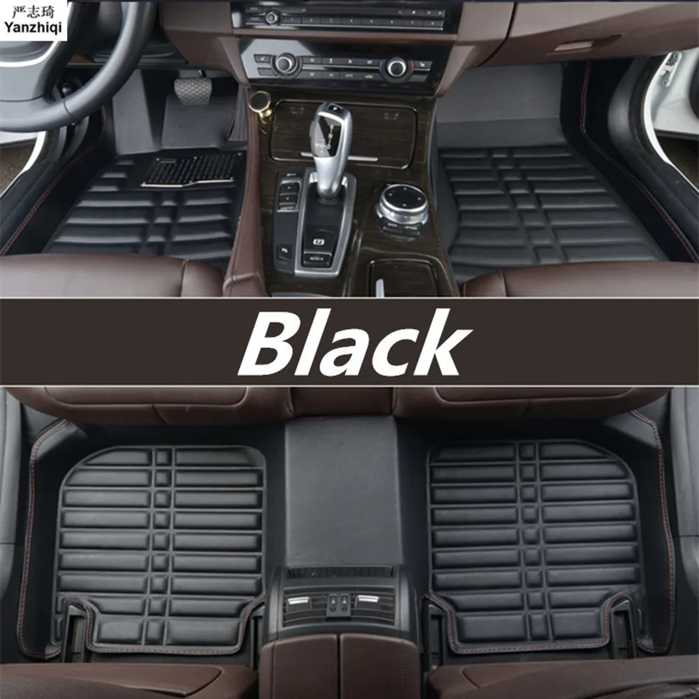 Leather car floor mats FIT FOR Hyundai Elantra Avante i35 Sedan 2011 2012 2013 2014 2015 car-styling Custom mat | Автомобили и