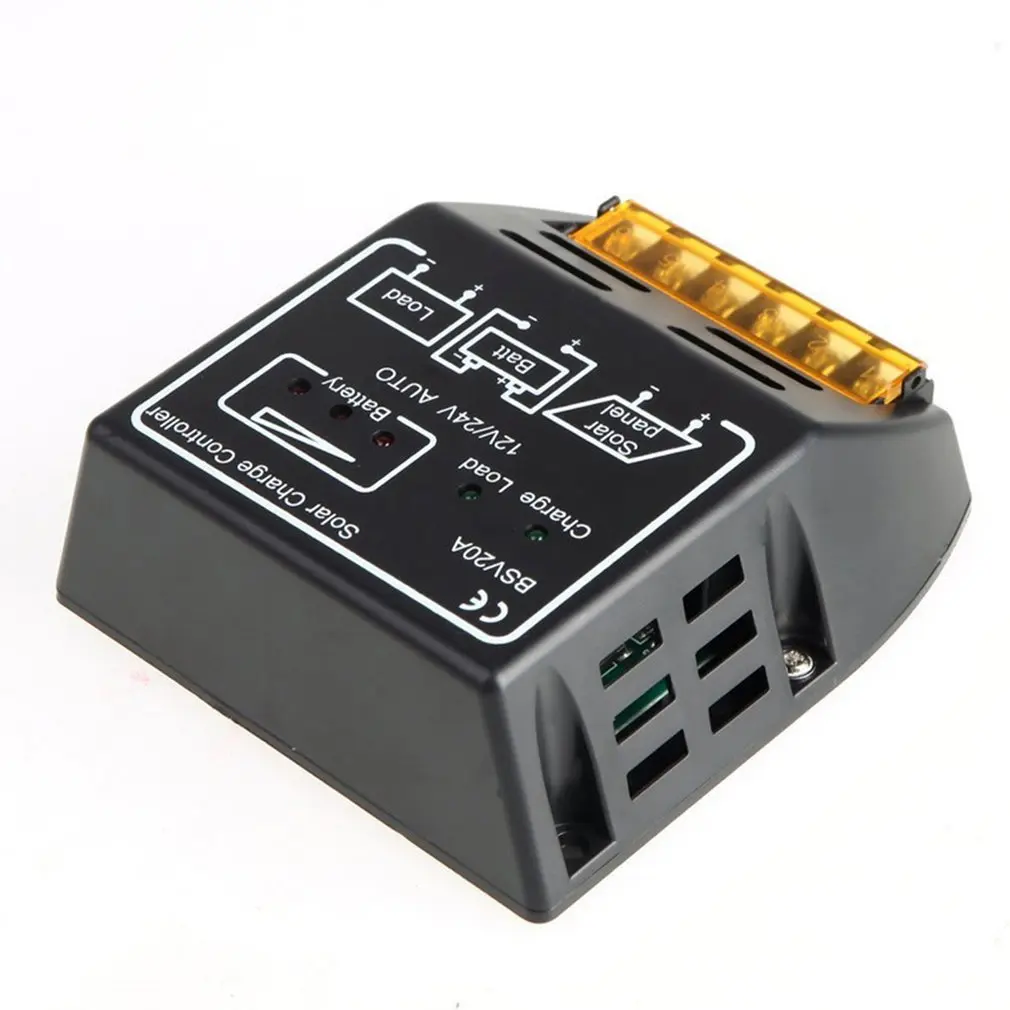 20A/12V солнечный фотогальваническая солнечная панель контроллер заряда Батарея
