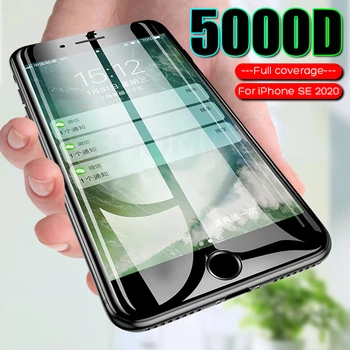 Перейти на Алиэкспресс и купить Закаленное стекло для iPhone SE 2020 7 6 8 Plus, Защита экрана для iPhone 11 Pro Max X XR XS Max 6 7, защитное стекло