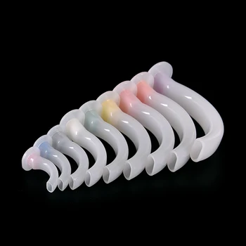 

9 PCS White Color Mixed Disposable Oral Air Way Coded Guedel Airway Tube For First Aid Airway Tube Gas Guide Tube For Patients