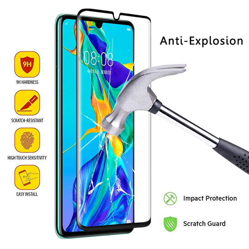 Армированное стекло для huawei p30 lite light закаленное huawai p30lite p30light Защитная пленка