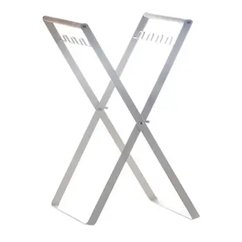 

Folding Garbage Storage Stand Living Room Balcony Garbage Bag Bracket Wrought Iron Storage Rack