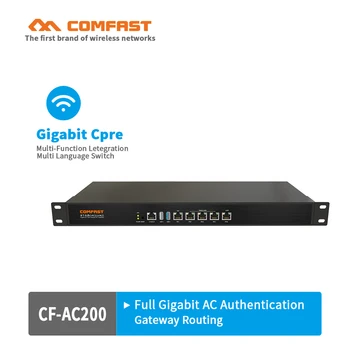 

COMFAST CF-AC200 Full Gigabit Core Gateway AC gateway controller MT7621 880Mhz wifi project manager with 4*1000Mbps WAN LAN port
