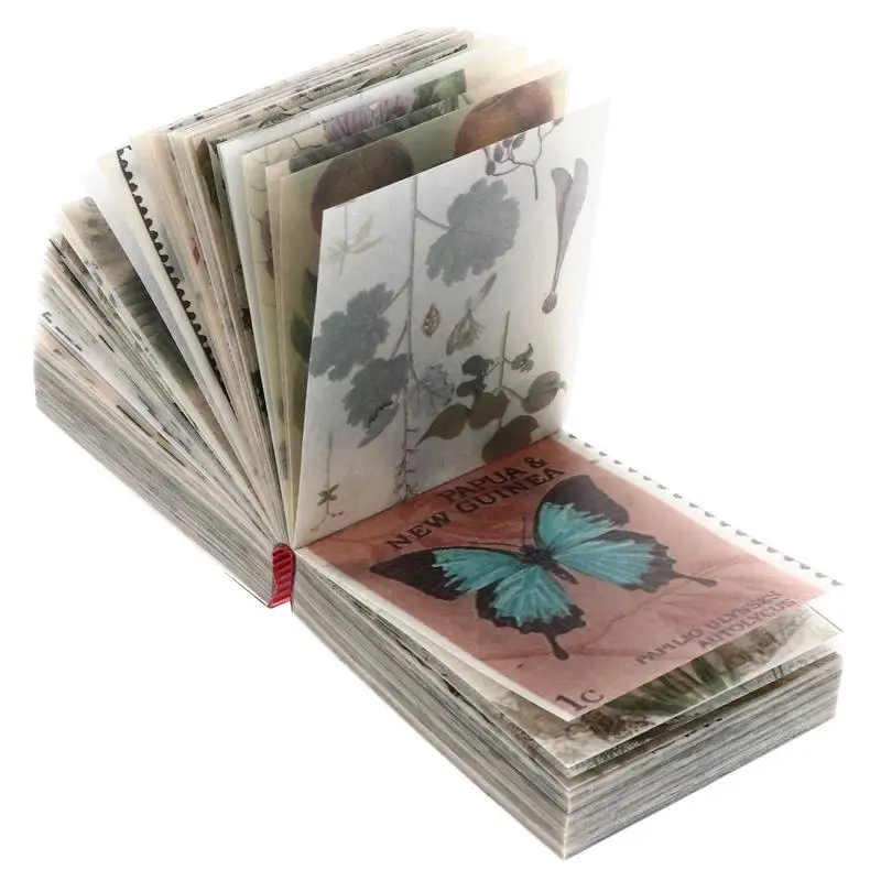 5/1/2Pcs Vintage Paper DIY Scrapbooking Retro Material Paper Books Decorative Paper For Scrapbook Notebook Diary Letter