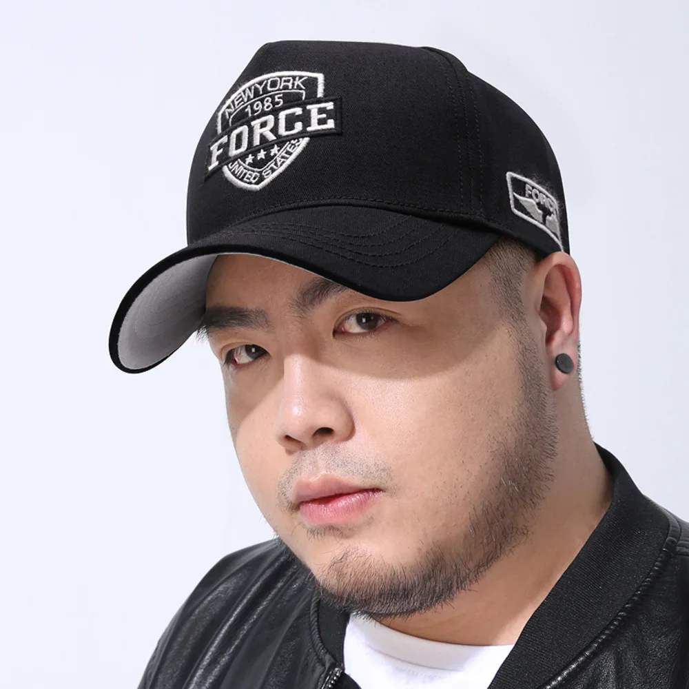 남녀공용 하이탑 하드 코튼 야구 모자, 빅 사이즈 스포츠 모자, 사계절 플러스 사이즈, 56-60cm, 60-65cm, 직송