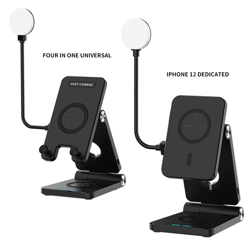 wireless charger 4 in 1 charging station for Apple iWatch air pods Android Mobile phone holder accessories for huawei xiaomi