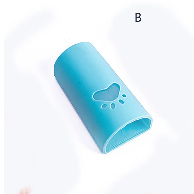 blue B Pet Dog Bathing Brush Soft Silicone Hairs Removal Shedding Comb Massager Brush for Cat Dog TB Sale - Цвет: blue B