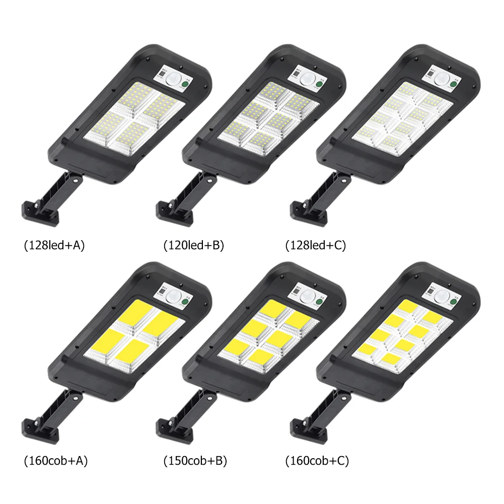 Водонепроницаемый светодиодный светильник на солнечной батарее с датчиком