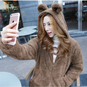 

2019 Harajuku Cute Hoodie Jacket Moletom Oversized Hoodie Winter Sweatshirt Plus Size 5XL Hoodies Fleece Sweatshirt Women HK238