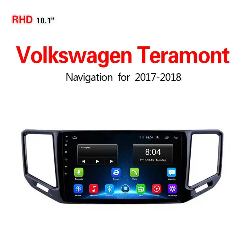 Lionet gps навигация для автомобиля Volkswagen Teramont- 10,1 дюймов RV1013Y - Размер экрана, дюймов: 4G1G16G
